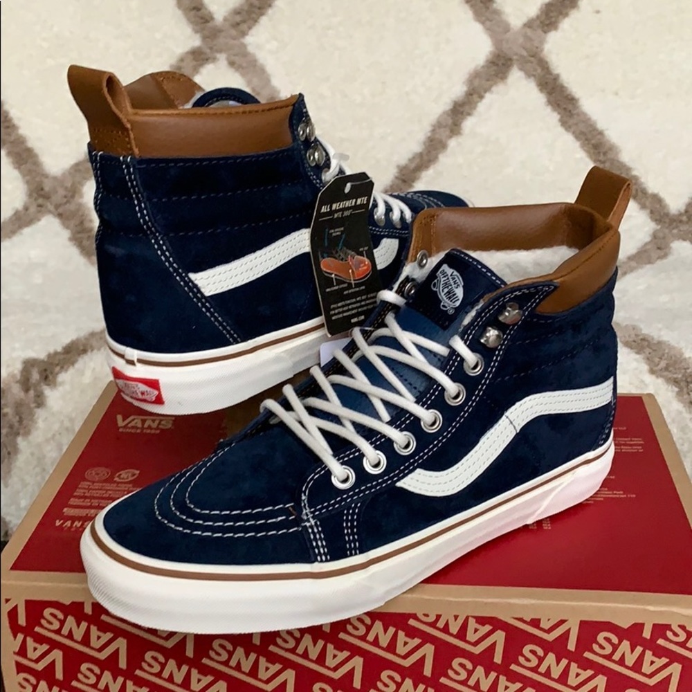 VANS SK8-Hi Mte Dress Blues/Marshmallow men’s - Picture 16 of 16